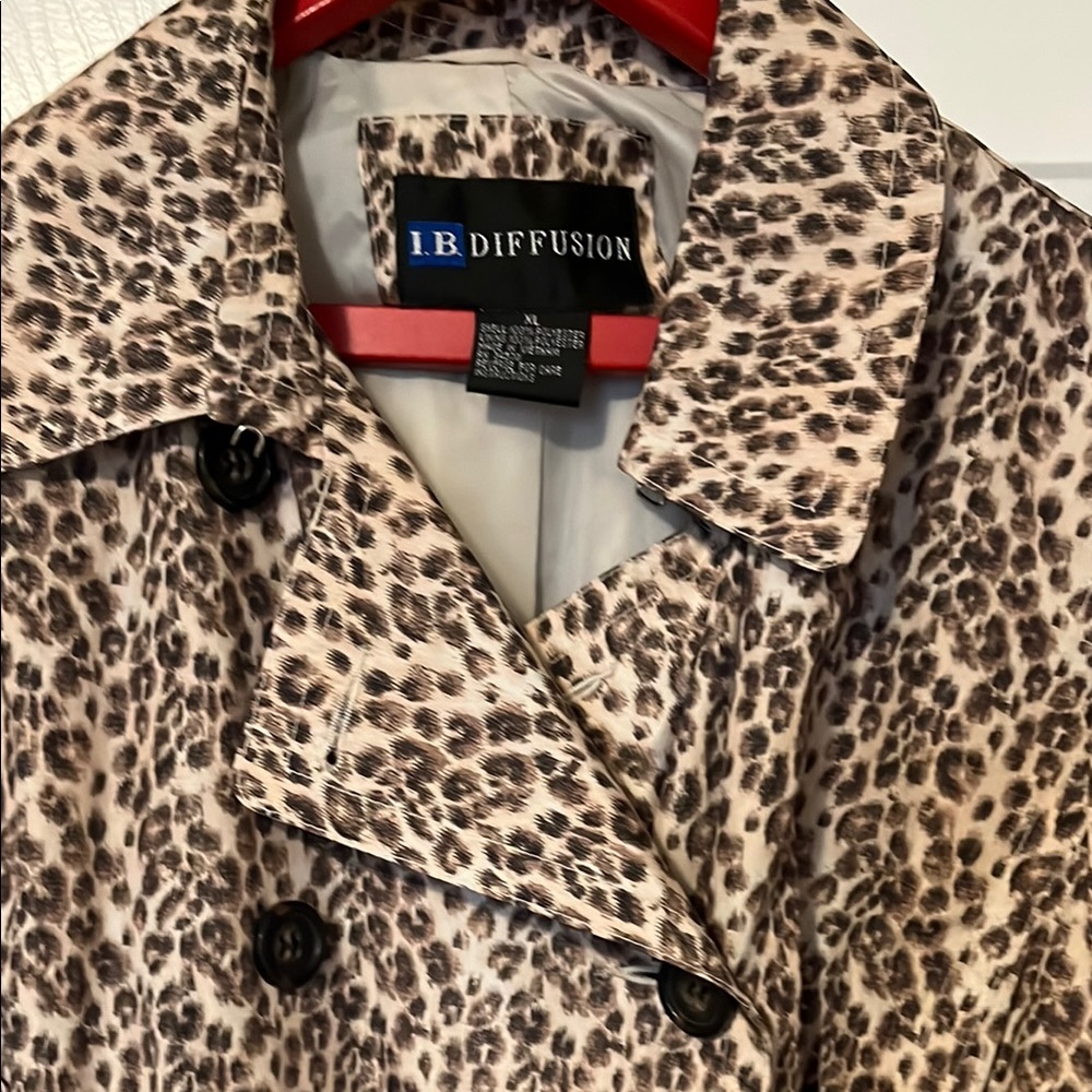 Leopard Print Women's Coat